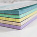 A4 Tinted Refill Pads 8mm Ruled Margin Assorted 100pg 5pk  hi\-res