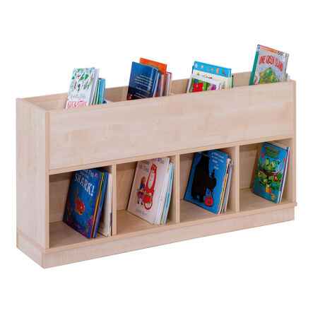 Single Sided Book Browser Box Beech H625 x W1200 x D304mm  hi\-res