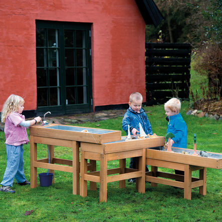 Outdoor Wooden Water and Sand Table with Pump  hi\-res