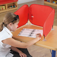 Pop-Up Concentration Desk Barrier  hi-res