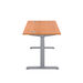 Height Adjustable Desk Beech  hi\-res