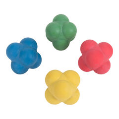 Rubber Bumpy Reaction Training Balls 4pk  hi-res