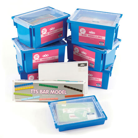 TTS White Rose Maths Bar Modelling Kit  hi\-res