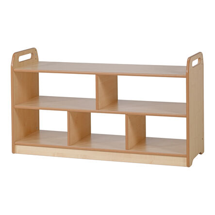 Extra Wide Wooden Open Storage Unit  hi\-res