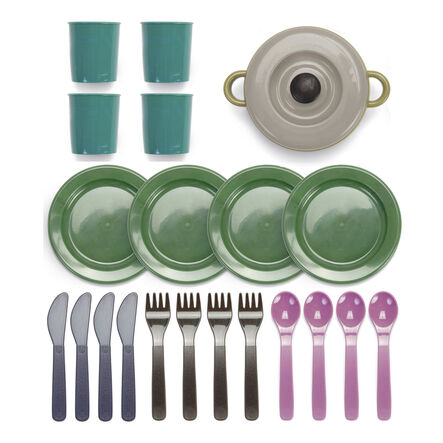 Green Bean Recycled Role Play Dinner Set  hi\-res