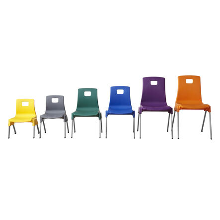 Metalliform ST Chair Seat height 260mm Charcoal Grey  hi\-res