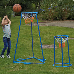 Outdoor Twin Hoop Basketball Stand 2pk  hi-res