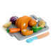 Role Play Wooden Chicken Dinner Food Play Set  hi\-res