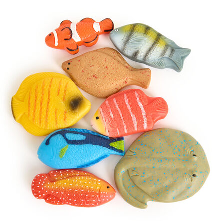Yellow Door Sensory Stone Fish 8pc  hi\-res