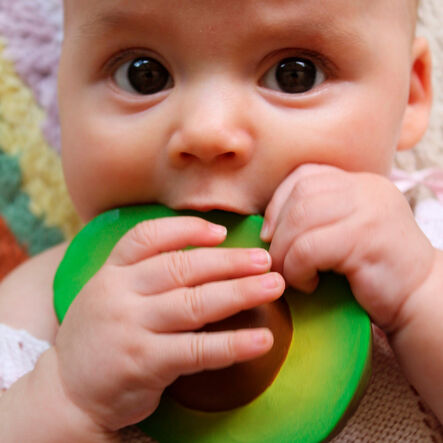 Natural Rubber Toddler Fruit \x26 Veg Chewables  hi\-res