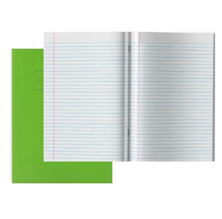 9\'\'x7\'\' Exercise Book 8mm Ruled Margin 80pg  hi\-res