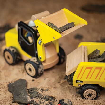 Small World Wooden Construction Site Set  hi\-res