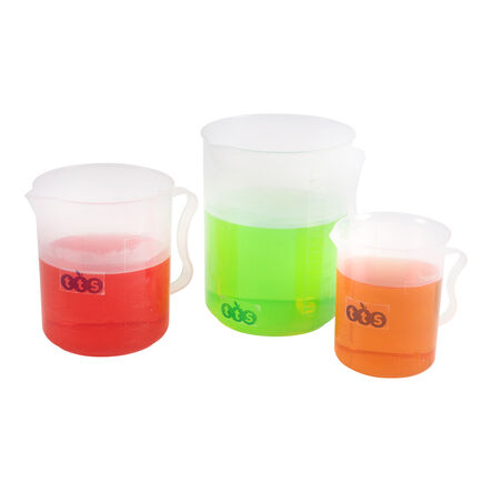Plastic Measuring Beakers, Cylinders and Jugs Class Set 17pk  hi\-res