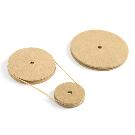 Wooden Pulleys 10pk  hi\-res