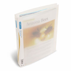 Rapesco Ring Binder A4 2-Ring 25mm 10pk Clear  hi-res