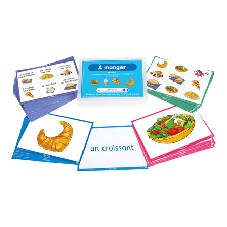 TTS French Food Vocabulary Builder Activity Cards  hi\-res