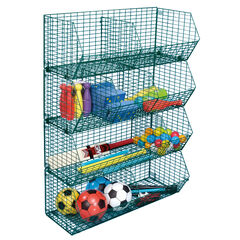 Coated Wire Storage Baskets 4pk  hi-res