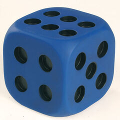Giant Rubber Dots Dice With Indented Dots  hi-res