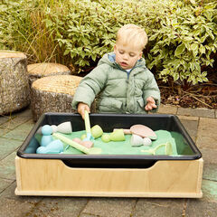 TTS Baby & Toddler Outdoor Wooden Messy Play Tub  hi-res