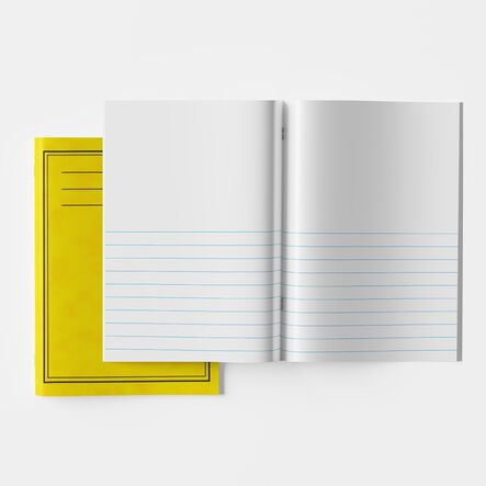 A4 Exercise Book 1\/2 Ruled\/Plain 40pg 50pk  hi\-res