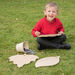 TTS Wooden Leaf Mark Making Boards with Stand  hi\-res