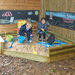 TTS Giant Outdoor Wooden Corner Sandpit  hi\-res