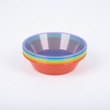 Translucent Rainbow Sand Water Play Sorting Bowls 6pk  hi\-res