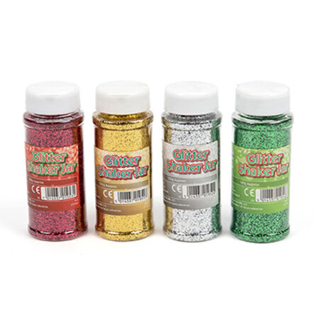 Glitter Shakers 100g Multicoloured 4pk  hi\-res