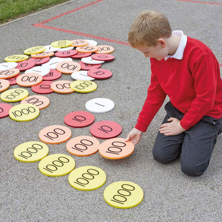 TTS Outdoor Place Value Foam Counters  hi\-res