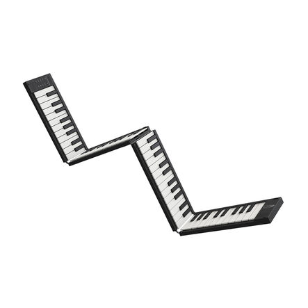 88 Key Folding Piano \- Black  hi\-res