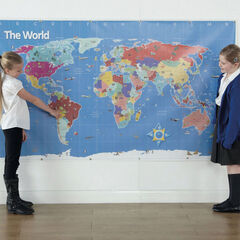 Bee-Bot&reg; World Map  hi-res