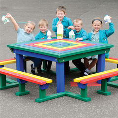 Marmax Children's Octobrunch Recycled Picnic Bench  hi-res