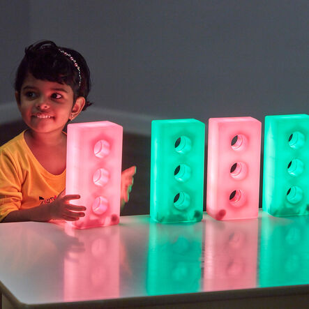 TTS Light Up Glow Construction Bricks  hi\-res