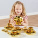 TTS Sensory Mirrored Stacking Pebbles Gold 20pk Gold hi\-res