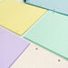 A4 Tinted Refill Pads 8mm Ruled Margin Assorted 100pg 5pk  hi\-res