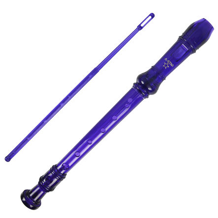 Coloured Descant School Recorder \x26 Cleaning Rod  hi\-res