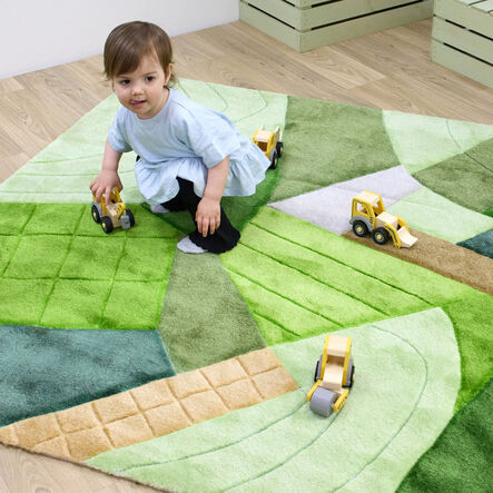 Aerial Landscape Super Deluxe Carved Carpet  hi\-res