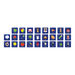 Blue Mini Alphabet Placemats 26pk  hi\-res