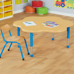 Copenhagen Height Adjustable Flower Shaped 6 Seater Table  hi-res