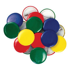 Small Colourful Pin Badges 25mm 40pk  hi-res