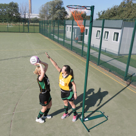 Tournament Wheel\-Away Netball Posts Pair  hi\-res