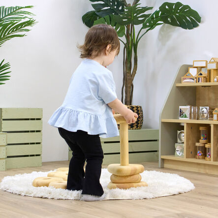 TTS Giant Wooden Stacking Tower Pyramids  hi\-res