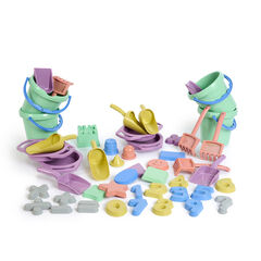 Recycled Plastic Sand & Messy Play Set Pastel 48pk  hi-res