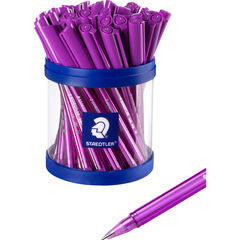 STAEDTLER Purple Ballpoint Pens 40pk  hi-res