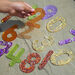 Rainbow Glitter Numbers  hi\-res
