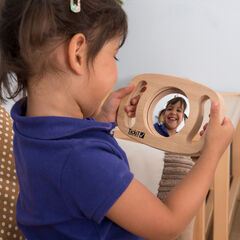 Easy Hold Wooden Framed Two Sided Mirror 4pk  hi-res