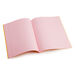 A4 Tinted Exercise Book 8mm Ruled Margin Rose 48pg 10pk  hi\-res