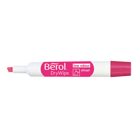 Berol® Drywipe Markers Chisel Tip Assorted Colours 48pk  hi\-res