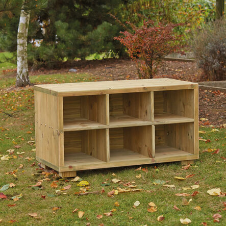TTS Outdoor Wooden Cube Shelf Storage  hi\-res