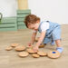 TTS Sensory Wooden Jewel Pebbles 12pk  hi\-res